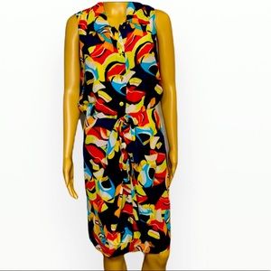 Vintage 80s90s Emanuel Ungaro SleevelessDress 12